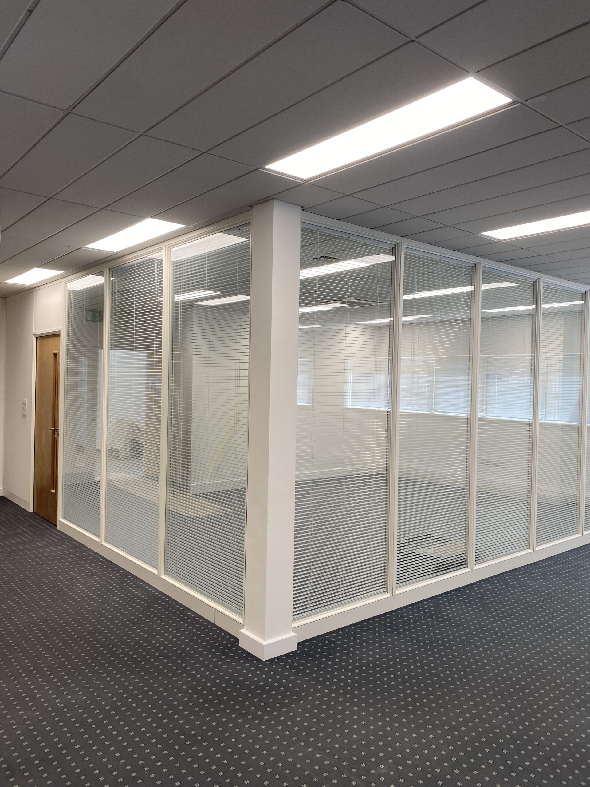 Glass with Integral Blinds